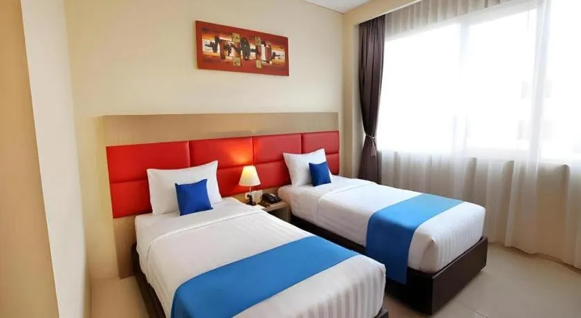 Bed in Asoka Luxury Hotel