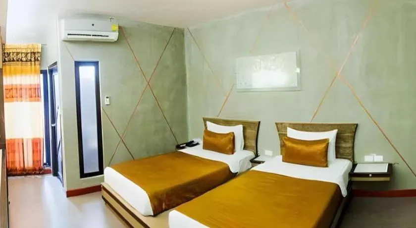 Bed in Loft Living Hotel Khonkaen