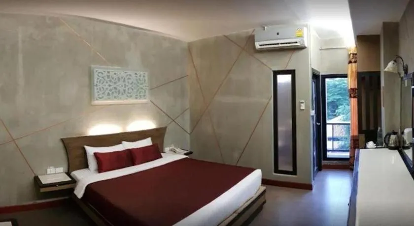 Bed in Loft Living Hotel Khonkaen