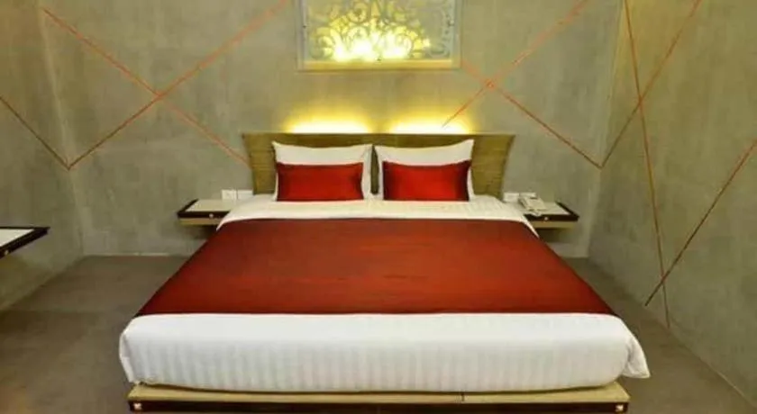 Bed in Loft Living Hotel Khonkaen
