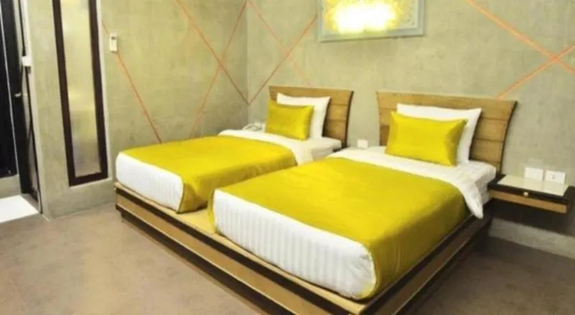 Bed in Loft Living Hotel Khonkaen