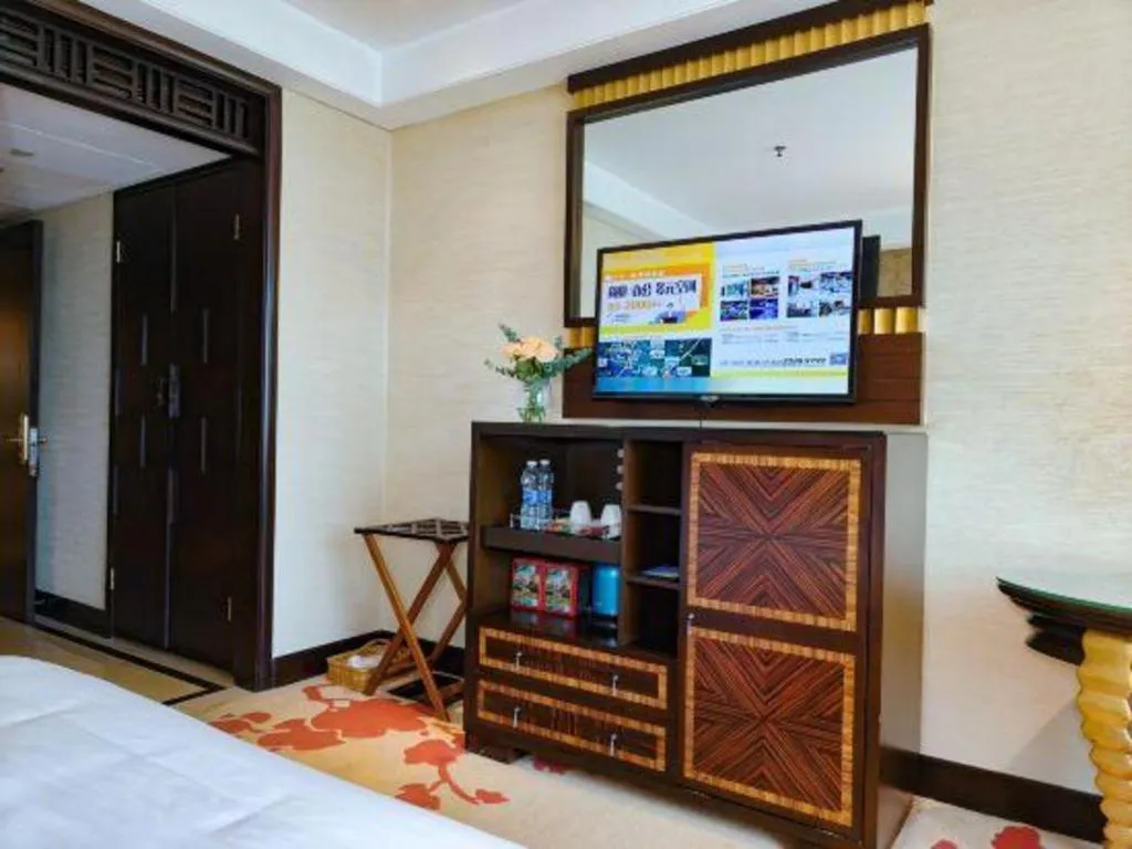 Bed in Dongguan Silver World Garden Hotel