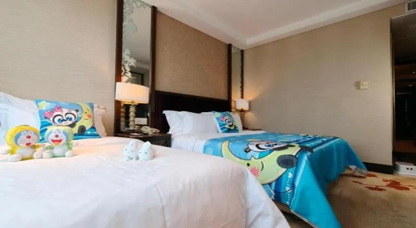 Bed in Dongguan Silver World Garden Hotel