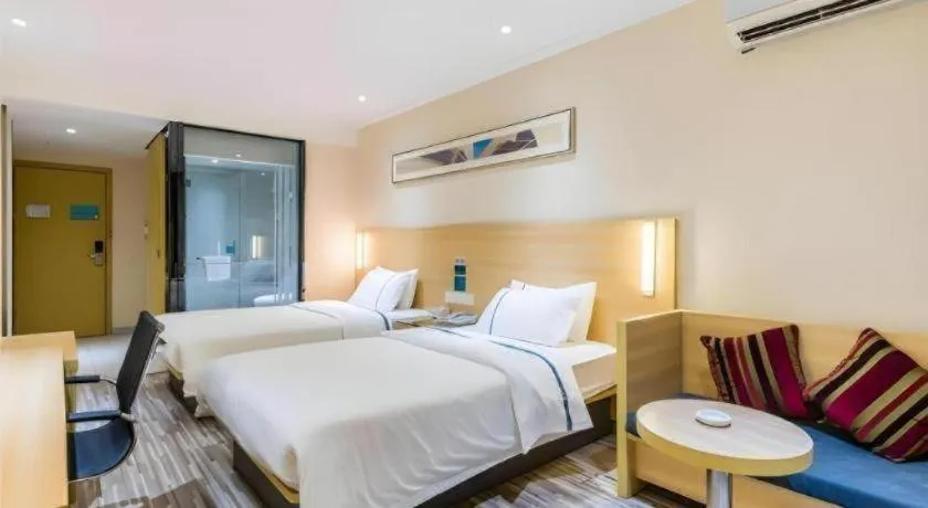 Bed in City Comfort Inn Yangjiang Baili Plaza Mojiang Road