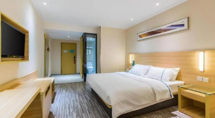 Bed in City Comfort Inn Yangjiang Baili Plaza Mojiang Road