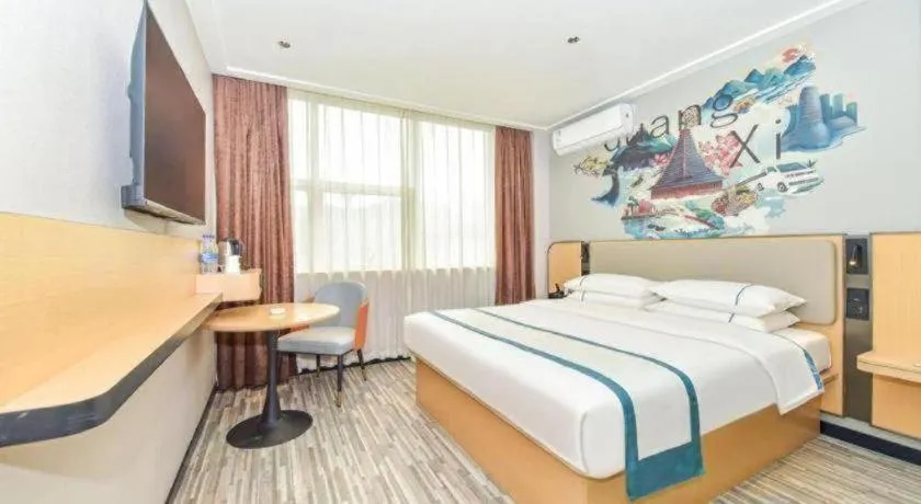Bed in City Comfort Inn Liuzhou Ma'anshan Rongjun Road