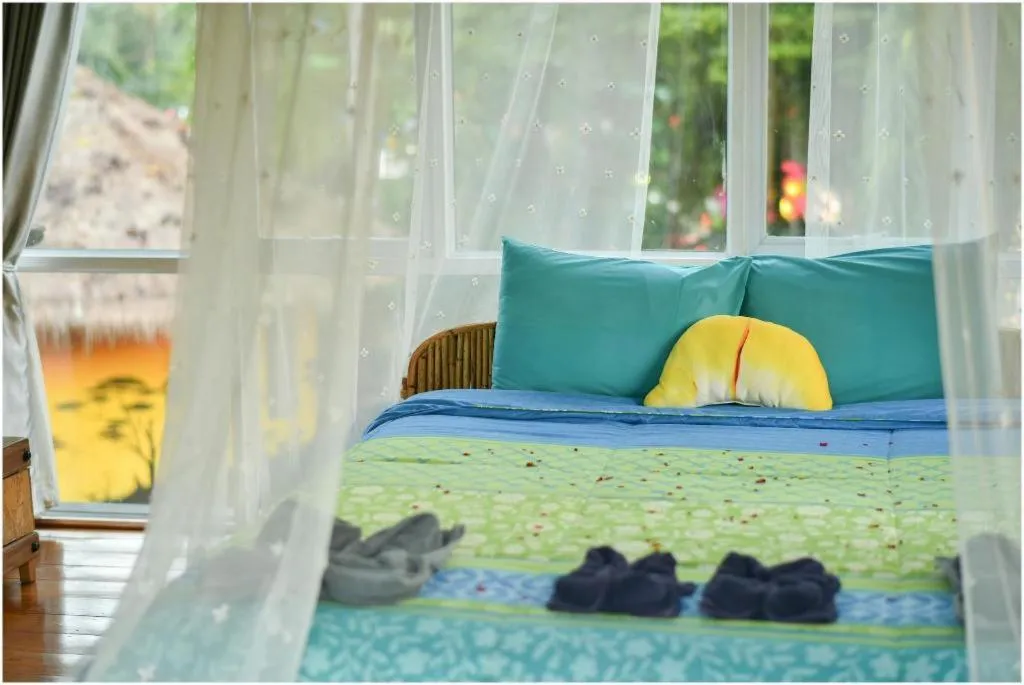 Bed in Tamsabai Resort