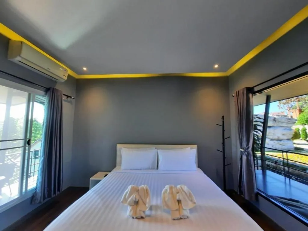 Bed in Mossview Resort