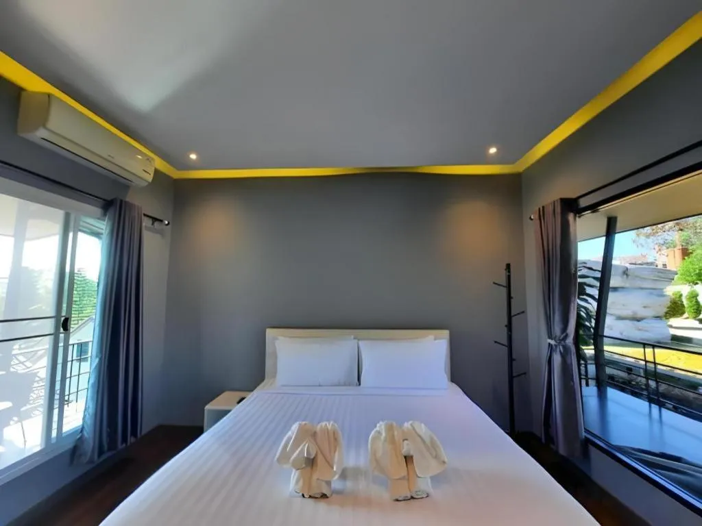 Bed in Mossview Resort