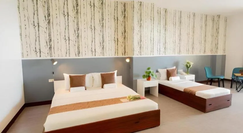 Bed in Ultra Winds Mountain Resort