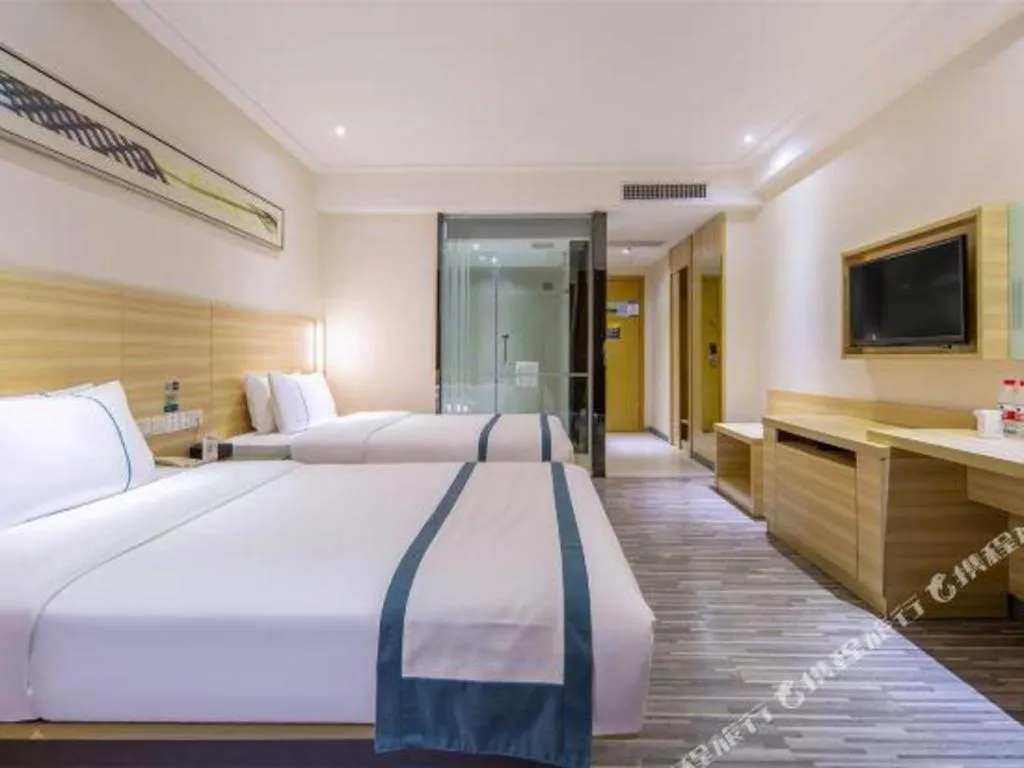 Bed in City Comfort Inn Nanchang Bayi Square Railway Station