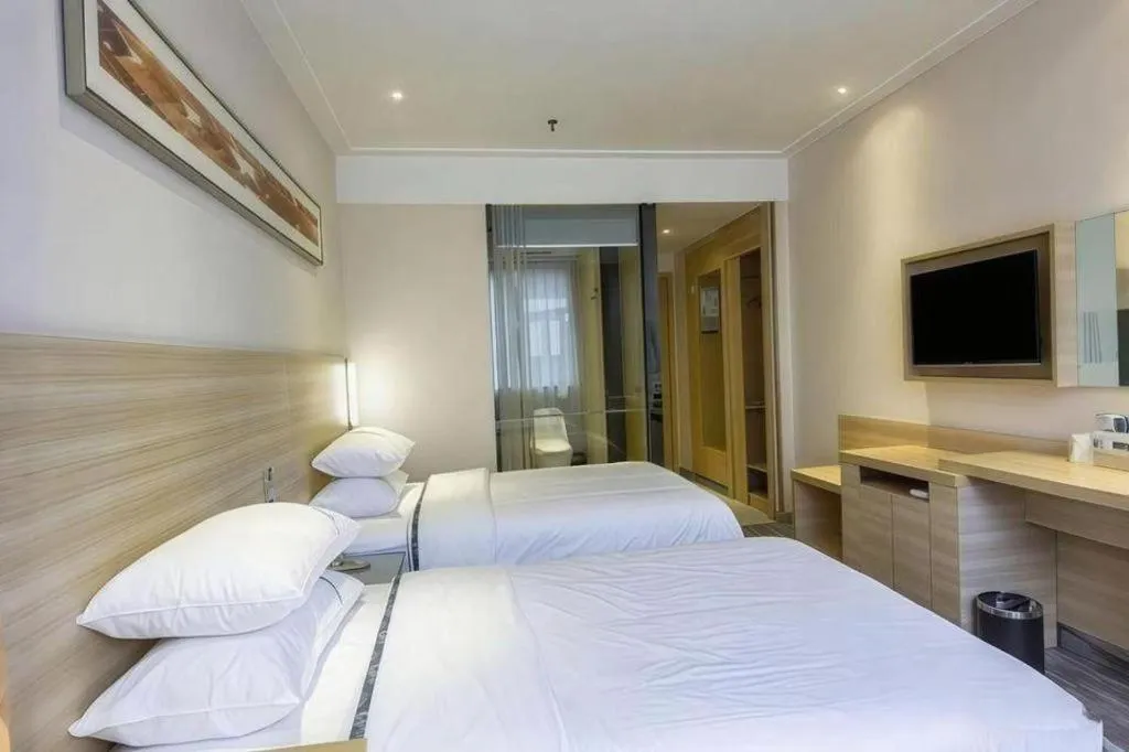 Bed in City Comfort Inn Nanchang Bayi Square Railway Station