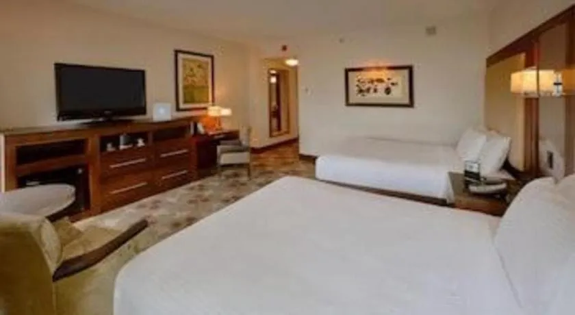 Bed in Blue Chip Casino Hotel Spa