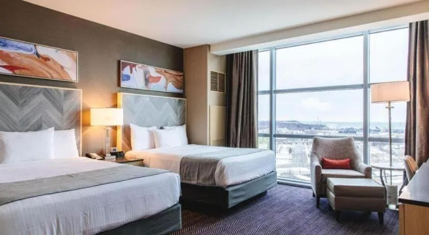 Bed in Blue Chip Casino Hotel Spa