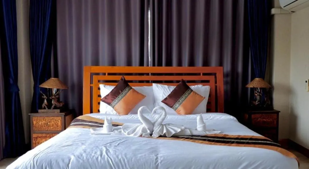 Bed in Sripoom Boutique House