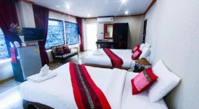 Bed in Sripoom Boutique House