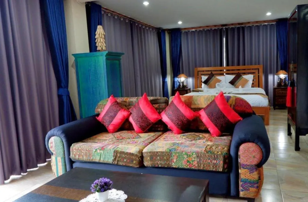 Bed in Sripoom Boutique House