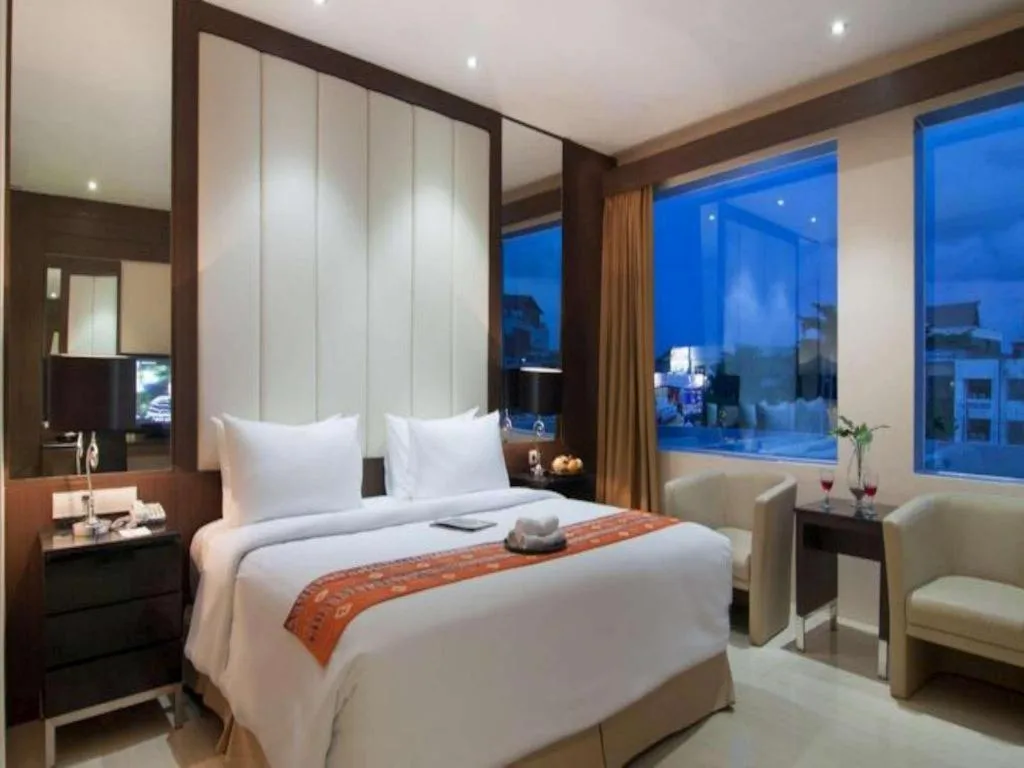 Bed in Aria Barito Hotel