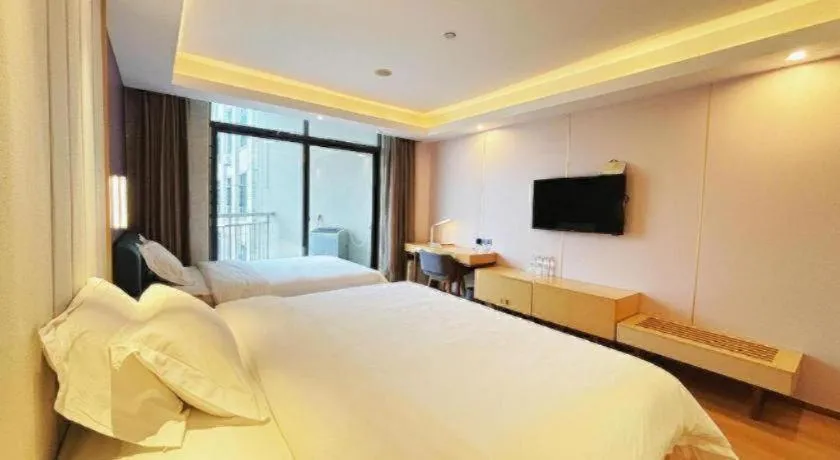 Bed in Lavande Hotel·Dongxing Port