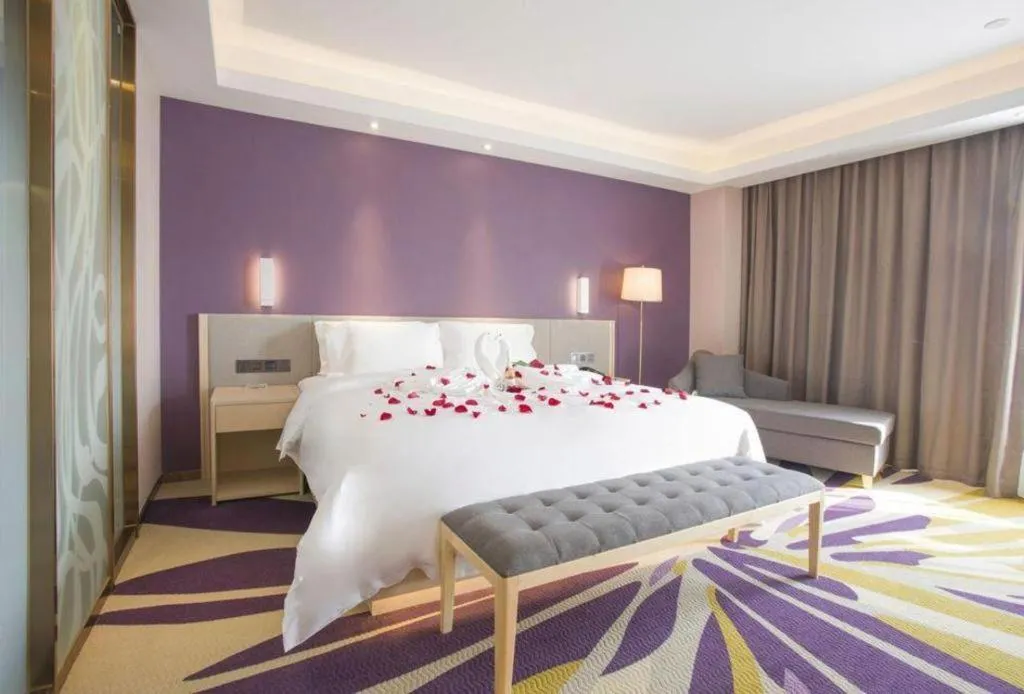 Bed in Lavande Hotel·Dongxing Port