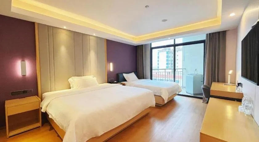 Bed in Lavande Hotel·Dongxing Port