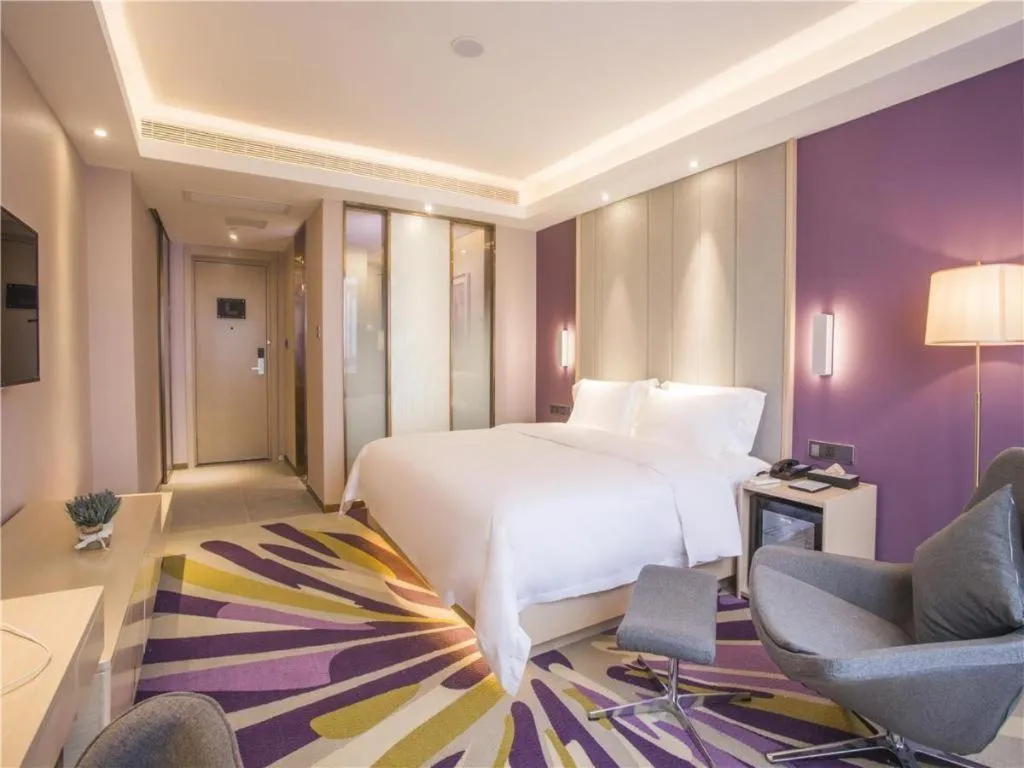 Bed in Lavande Hotel·Dongxing Port