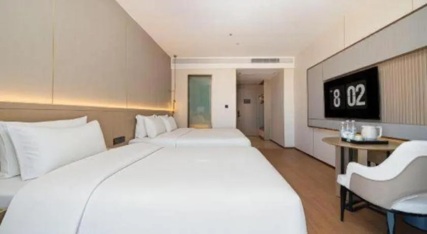Bed in Lavande Hotel·Dongxing Port