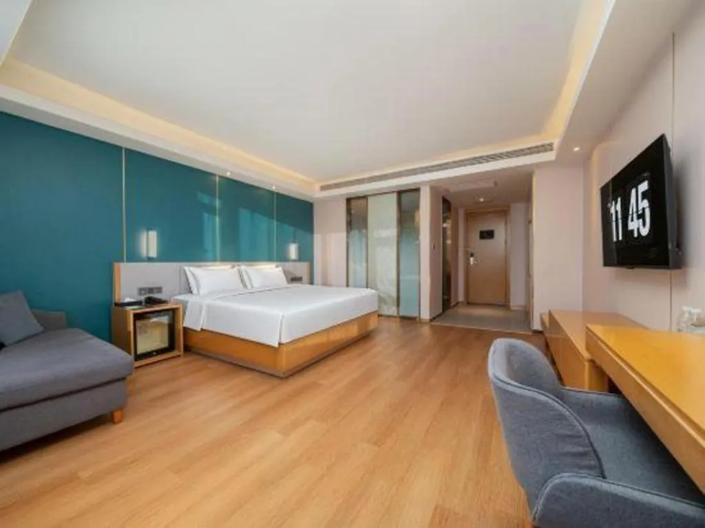 Bed in Lavande Hotel·Dongxing Port