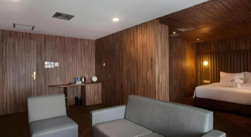 Bed in The Bono Hotel Pekanbaru