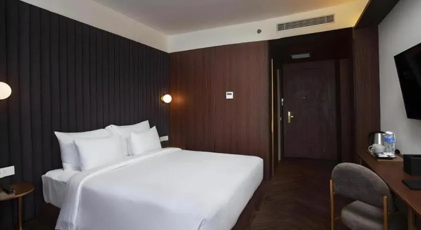 Bed in The Bono Hotel Pekanbaru