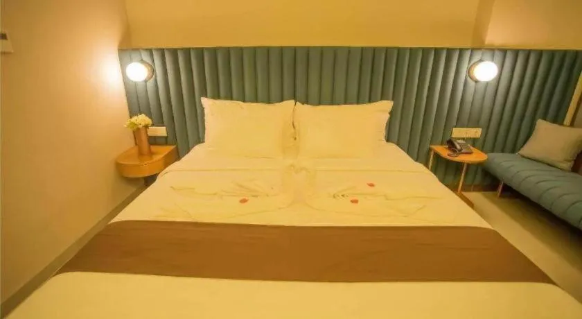 Bed in The Bono Hotel Pekanbaru