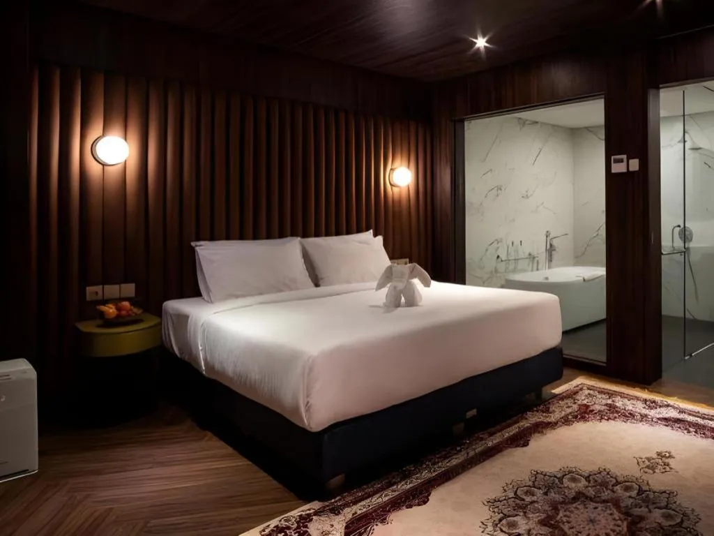 Bed in The Bono Hotel Pekanbaru