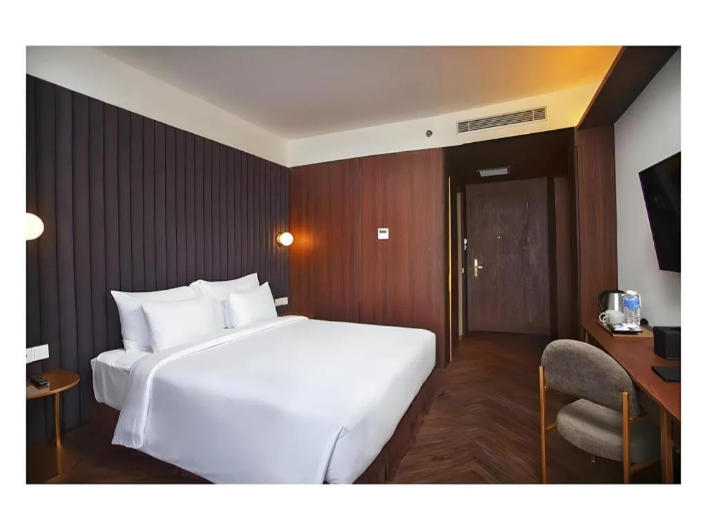 Bed in The Bono Hotel Pekanbaru