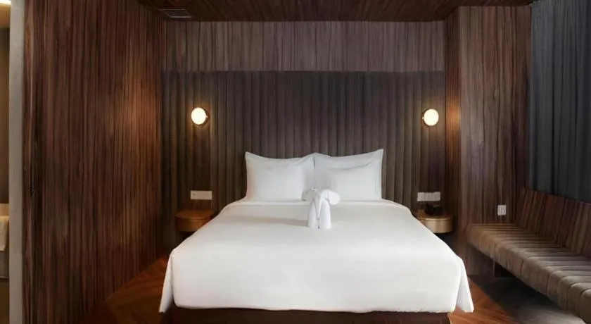 Bed in The Bono Hotel Pekanbaru