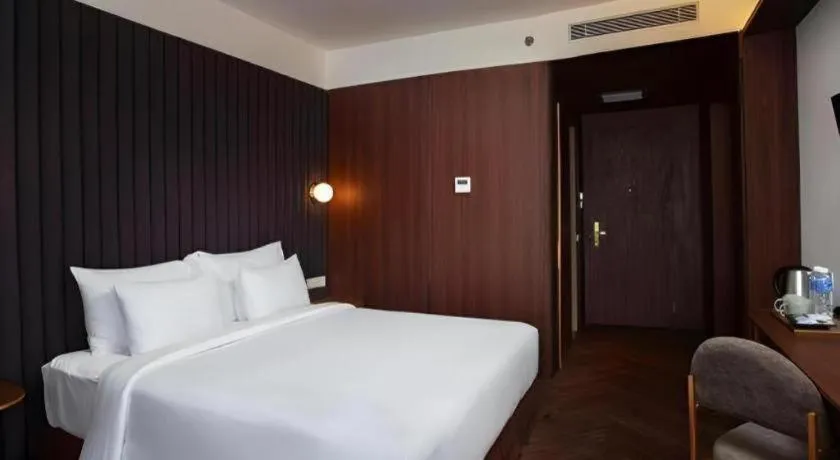 Bed in The Bono Hotel Pekanbaru