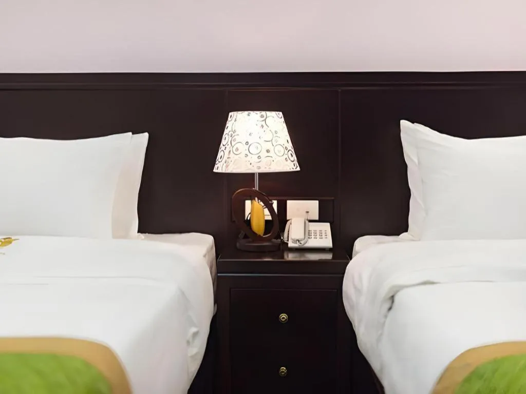 Bed in Binh Anh Hotel Hanoi