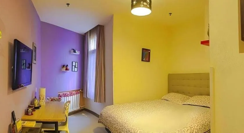 Bed in Dalian Household Theme Hotel Huanghe Road Branch