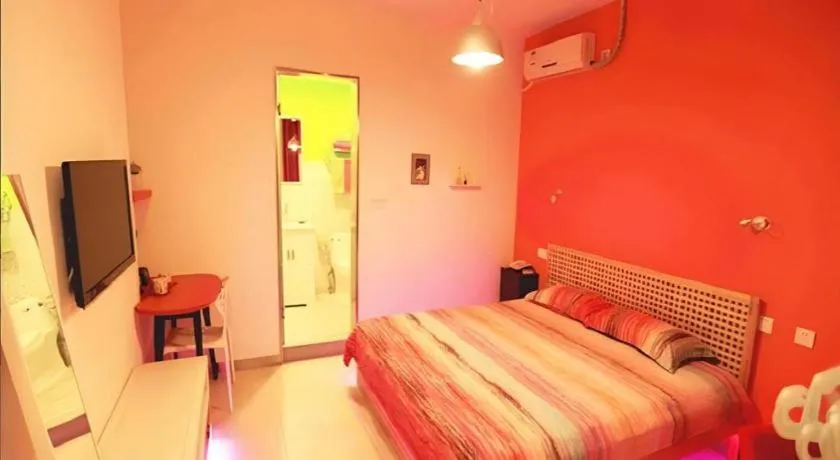 Bed in Dalian Household Theme Hotel Huanghe Road Branch