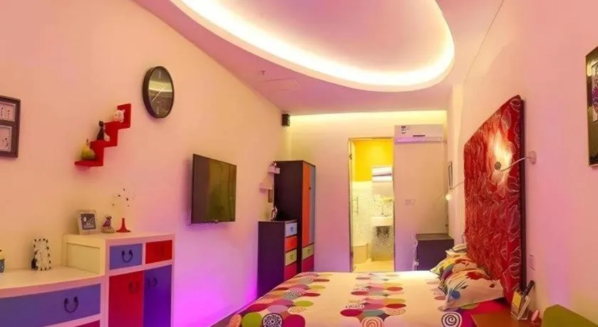 Bed in Dalian Household Theme Hotel Huanghe Road Branch