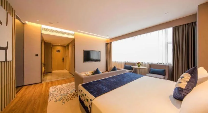 Bed in Rezen Hotel Huaxia Xiamen