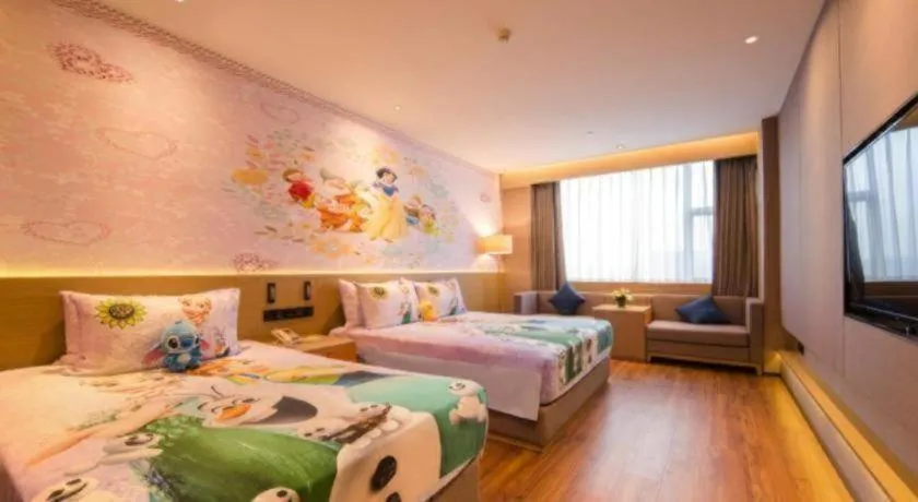 Bed in Rezen Hotel Huaxia Xiamen