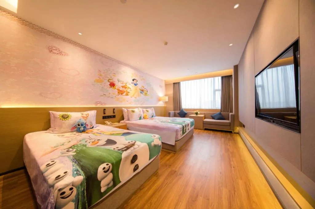 Bed in Rezen Hotel Huaxia Xiamen