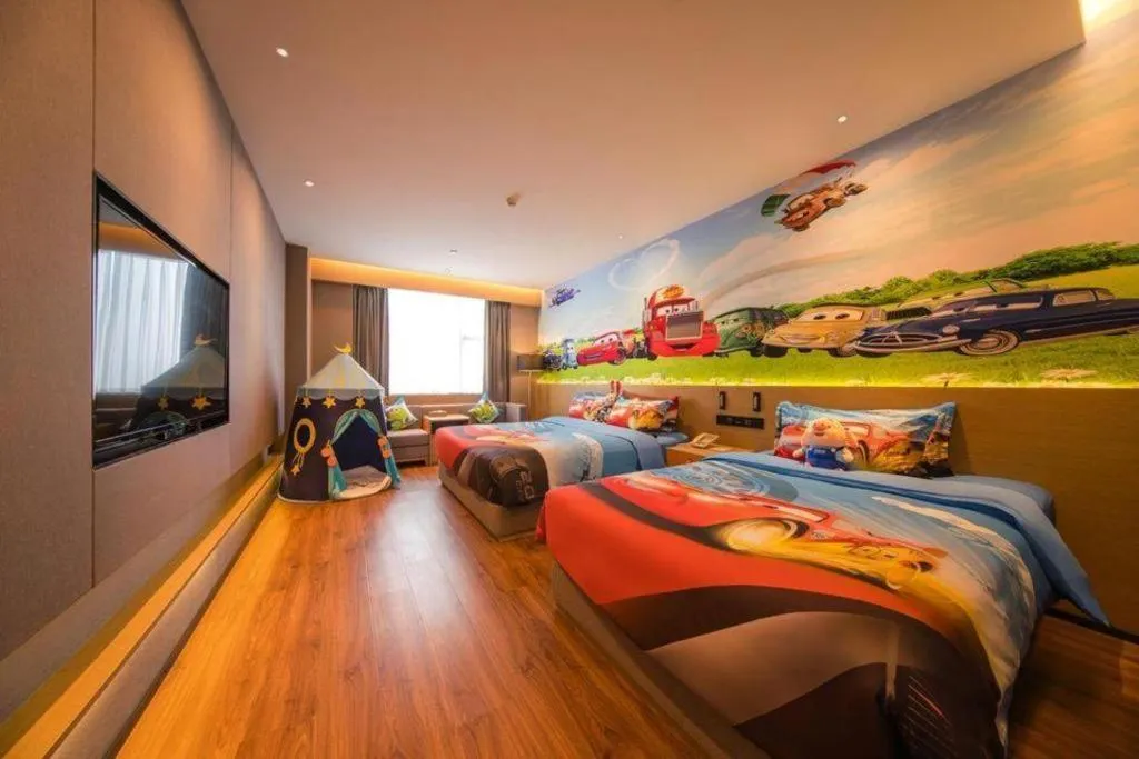 Bed in Rezen Hotel Huaxia Xiamen