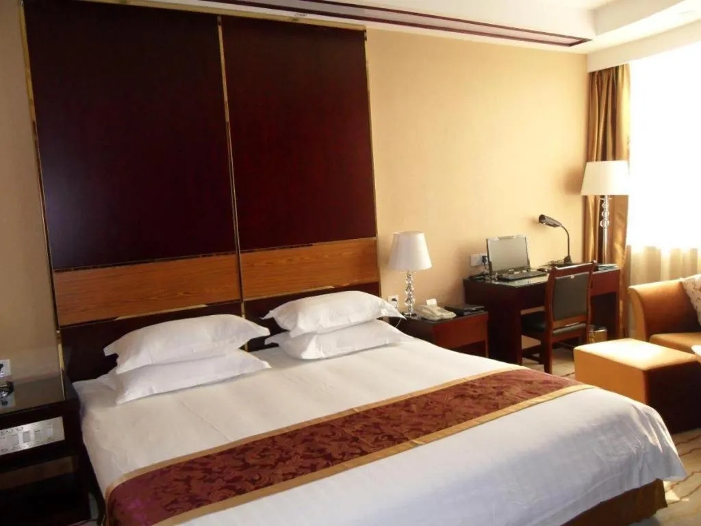 Bed in Rezen Hotel Huaxia Xiamen