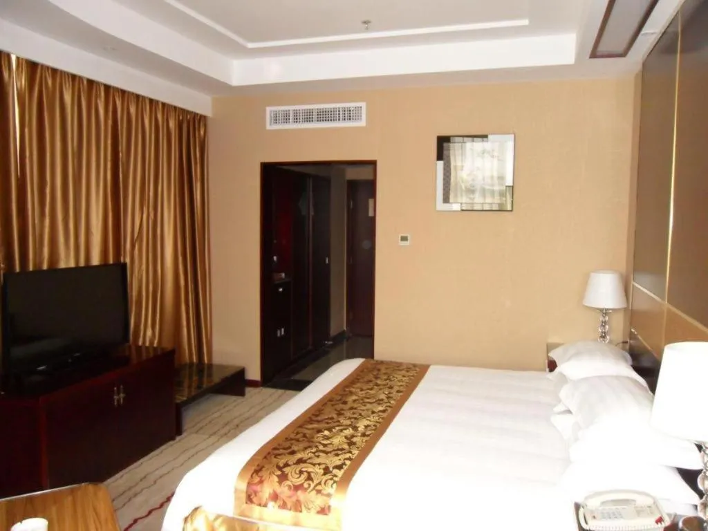 Bed in Rezen Hotel Huaxia Xiamen