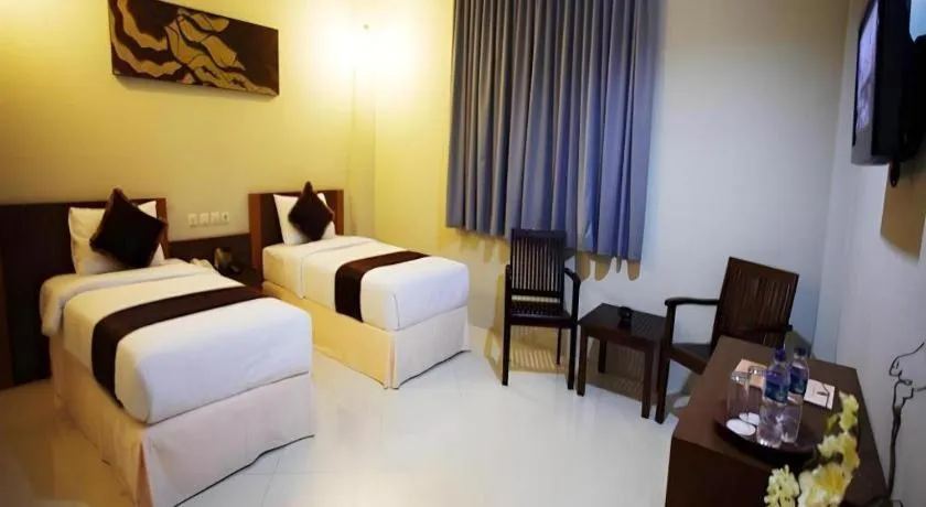 Bed in Mataram Square Hotel