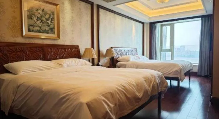 Bed in Hangzhou Lingtao Pavilion Hotel
