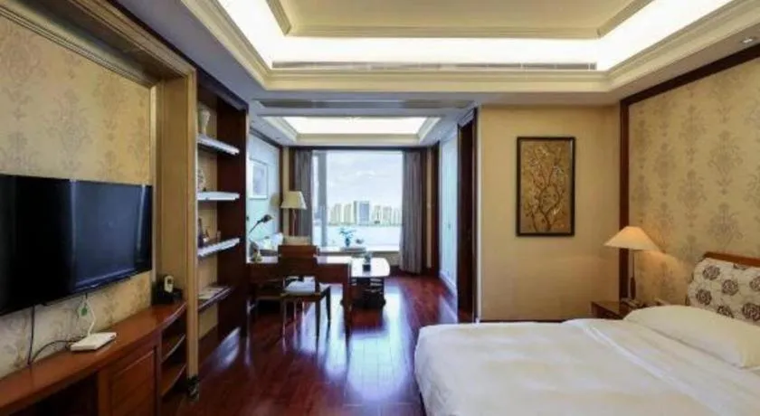 Bed in Hangzhou Lingtao Pavilion Hotel