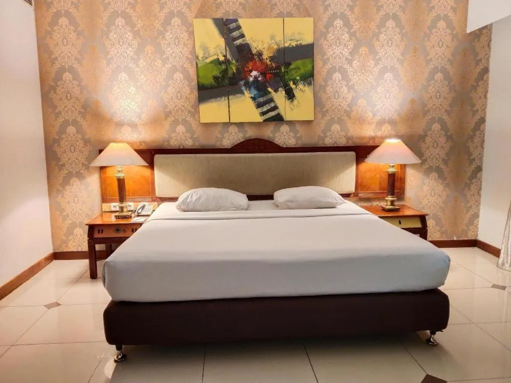 Bed in Bumi Wiyata Hotel