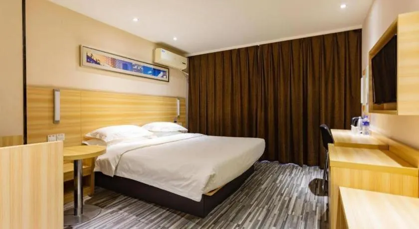 Bed in City Comfort Inn Wuhan Hankou Railway Station West Square